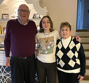 Mark, Lucy (now a young adult) and Lynn