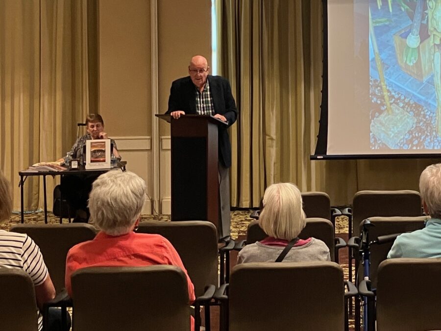 Mark talks about "Neighbors Revisited" at Lutheran COmmun ity at Telford